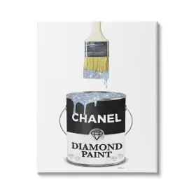 Stupell Industries 196216321500 Glam Pop Fashion Diamond Paint Deluxe Designer Black Designed By Amanda Gree