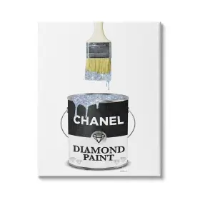 Stupell Industries 196216321517 Glam Pop Fashion Diamond Paint Deluxe Designer Black Desi