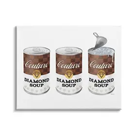 Stupell Industries 196216325119 Couture Diamond Paint Trio Condensed Soup Can Designed By Amanda Greenwood C