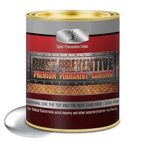 Styleonme Pf-a15 Water-based Metal Anti-rust Paint High Gloss 16 Fl Oz Silvery