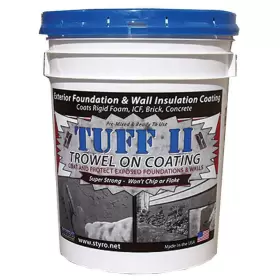 Styro Industries 183082000455 Foundation Coating Exterior Wall For Masonry Stucco Brick Flat/matte
