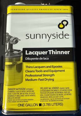 Sunnyside 457g1 6 Total Gallons Lacquer Thinner Six One Gallon Cans