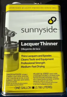 457g1 Sunnyside 6 Total Gallons Lacquer Thinner Six One Gallon Cans