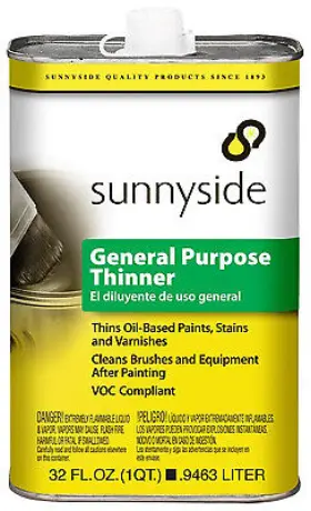 47632 Sunnyside Paint Thinner 1- Quart - Quantity 12