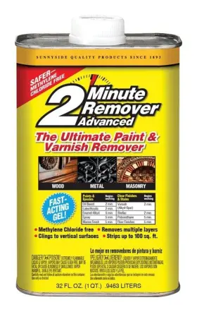 63432 Sunnyside 2 Minute Remover Advanced Paint And Varnish Gel 1 Quart Epoxies