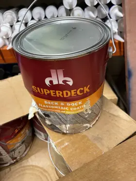 Superdeck 740755310145 Deck And Dock Elastomeric Coating 124 Fl Oz Free Shipping