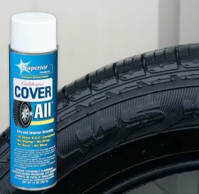 5823900982 Superior Products California Cover All Automotive Tire Shine Aerosol Spray Can And Professional