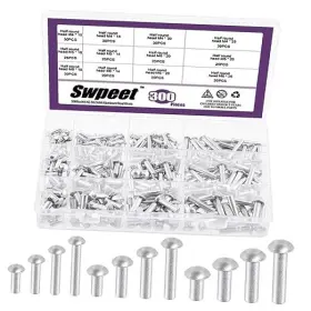 S3342 Swpeet 300 Pack M4 M5 M6 10mm 14mm 20mm 25mm Solid Aluminum Brazier Head
