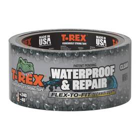 T-rex 243095 T-rex Waterproof And Pool Repair Tape - Patch Liner 1-pack Clear