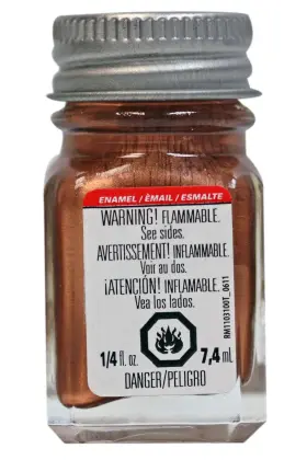 Tes1151tt Testors 075611115108 Corp. Enamel 1/4 Oz Copper Plastics Paint Enamels