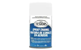 Testors 075611125800 Enamel Spray Paint White