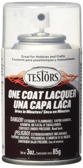 Tlacquer-1834 Testors 885917898021 Aerosol Lacquer Paint 3oz-wet Look Clear