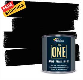 The One 0320 All-in-one Paint And Primer - Black 33.8 Fl Oz Pack Of 1