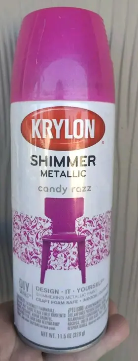 K03928000 The Sherwin-williams Company 2016 Krylon Shimmer Matallic Spray Paint 11.5 Oz 3/4 Full No Nozzle Not Tested