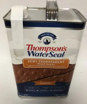 185950 Thompsons Waterseal Semi-transparent Waterproofing Stain Sequoia Red
