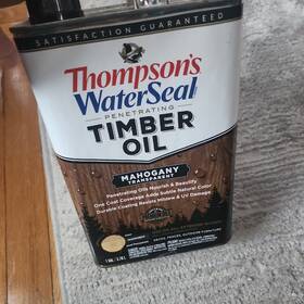 Thompsons Waterseal Th.049851-16 Penetrating Timber Oil Transparent Stain Mahogany 1 Gallo