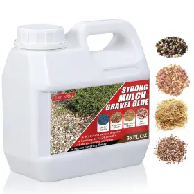 Ssjt7-35oz01 Tiepetly Mulch And Gravel Glue For Landscaping 35 Oz Powerfully Locks