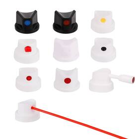 Tinoaly 1060945 10pcs Universal Spray Paint Caps Replacement Tips For Cans-spray