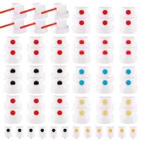 1060946 Tinoaly 60pcs Spray Paint Caps Universal Can Shaker Nozzle Fast Coloring Spout