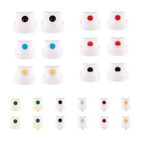 Tinoaly 1060948 24pcs Spray Can Nozzle Universal Paint Caps Adapter For Female Cans Sp