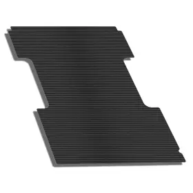 Tbm-ram02-8-rb-v2-601 Topline Autopart Black Rubber Horizontal Line Truck Bed Floor Mat Liner V2 Compatible With 02-