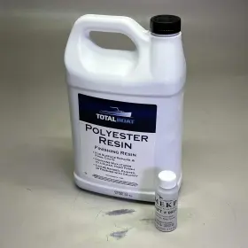 2part Total Boat 14392 Polyester Finishing Resin Coat Over Laminating 1gal Clear