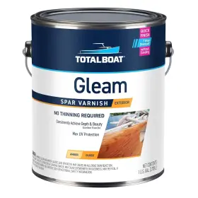 409314 Totalboat - Gleam Marine Spar Varnish Gloss Polyurethane Finish Gallon