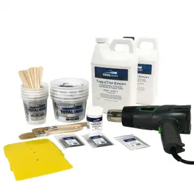 520040 Totalboat Diy Epoxy Italian White Marble Effect Countertop Project Kit Incl
