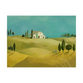 Trademark Fine Art 193420704143 24x32 Tuscan Villas Paint 2 By Pablo Esteban