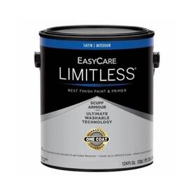 True Value 107172 1 Gal Easycare Limitless Interior Satin Paint Primer White