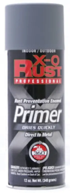 1280p-aer True Value Mfg X-o Rust 12 Oz Can Of Professional Anti-rust Metal Gray Spray Primer