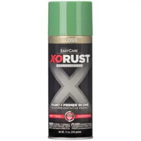 Xop47-aer True Value Mfg X-o Rust 12 Oz Can Of Easycare Gloss Safety Green Spray Paint