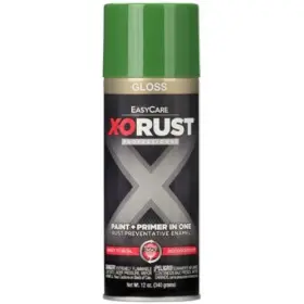 Xop7-aer True Value Mfg X-o Rust 12 Oz Can Of Easycare Gloss Medium Green Spray Paint