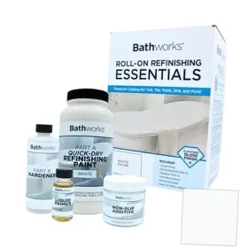 Bmqd-110 Tub Refinishing Inc. Bathtub Kit Quick-dry Standard 22oz. With Non-slip Protection White