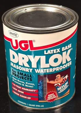 Ugl 079941274122 Drylok White Latex Basement Masonry Waterproofer For Small Projects 1 Quart