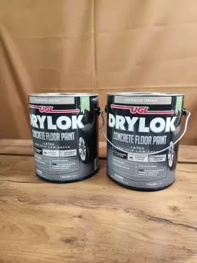 43513 Ugl 2-gallons Drylock Concrete Latex Floor Paint Bamboo Beige