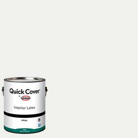 Un Brand 445005041000 Quick Cover Interior Latex Paint Flat White 1 Gallon
