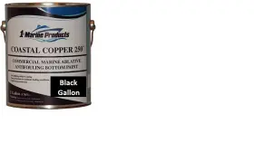 Us Marine Products 854453007020 Black Gallon Coastal Copper 250 Ablative Antifouling Bottom Paint