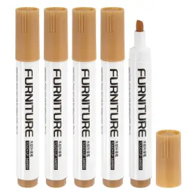 Uxcell 678202661048 5pcs Furniture Markers Touch Up Repair Kit Wood Maker Bamboo