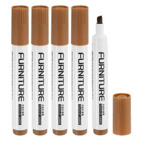 Uxcell 678202661062 5pcs Furniture Markers Touch Up Repair Kit Wood Maker Oak