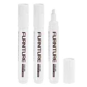 Uxcell 678202661086 3pcs Furniture Markers Touch Up Repair Kit Wood Maker White