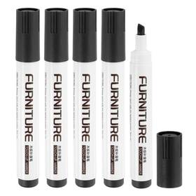 Uxcell 678202661109 5pcs Furniture Markers Touch Up Repair Kit Wood Maker Black