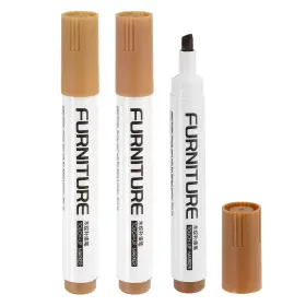 Uxcell 678202661253 3pcs Furniture Markers Touch Up Repair Kit Bamboo/mahogany/oak