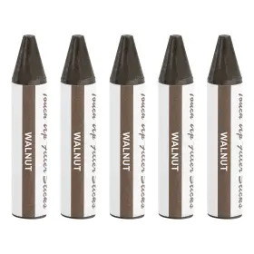 Uxcell 678202713020 5pcs Wood Filler Stick Wax Sticks Touch Up Markers Walnut