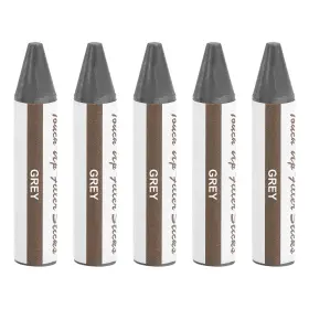 Uxcell 678202713082 5pcs Wood Filler Stick Wax Sticks Touch Up Markers Grey