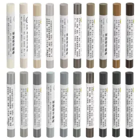 A24052200ux0556 Uxcell Furniture Repair Wax Crayons Kit 20pcs - Wood Filler Gray Series