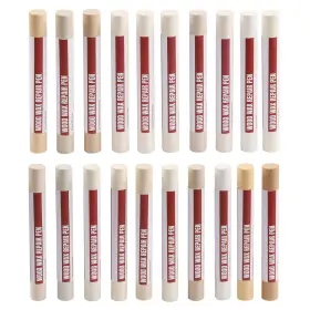 1bqbuxney2411 Uxney Wood Filler Sticks 20 Colors Repair Wax Crayons Light Color Series