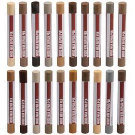 Uxney 6bqbuxney2411 Wood Filler Sticks 20 Colors Repair Wax Crayons Technicolor Series
