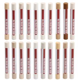 Uxney 7bqbuxney2411 Wood Filler Sticks 20 Colors Repair Wax Crayons White Series