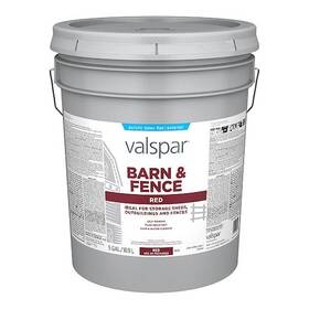 Valspar 009.0028601.008 Exterior Paint Metal Steel Wood Red